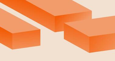 isometric box abstract background vector