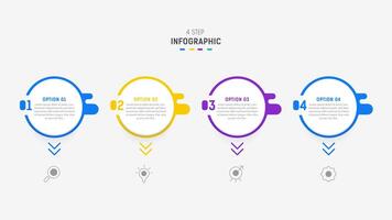 Three Step Infographic label design template with line icons. process steps diagram, presentations, workflow layout, banner, flow chart, info graph illustration. vector