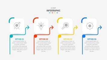 Three Step Infographic label design template with line icons. process steps diagram, presentations, workflow layout, banner, flow chart, info graph illustration. vector