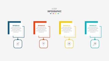 Three Step Infographic label design template with line icons. process steps diagram, presentations, workflow layout, banner, flow chart, info graph illustration. vector