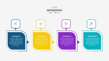 Three Step Infographic label design template with line icons. process steps diagram, presentations, workflow layout, banner, flow chart, info graph illustration. vector