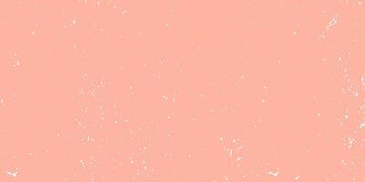 Textured shabby background in peach retro color, white halftone gritty effect, old fashioned banner. Fine grain dusty texture in grunge style, overlay, noises. vector