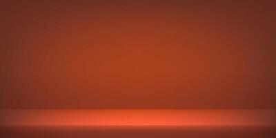 Red and brown gradient background. Brown studio room background. Clean design for displaying product. Space for selling products on the website. illustration. vector