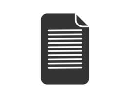 Illustration a icon depicting documents, suitable for web and mobile applications, isolated for use in graphic and design. vector