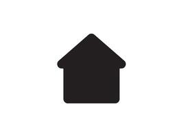 Icon a house representation, isolated against a clean background. This simple symbol evokes a sense of warmth and security, embodying the concept of home. vector