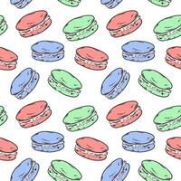 Line beige macaroons pattern seamless, fextile, fabric, wrapping paper, wallpaper, cafe vector