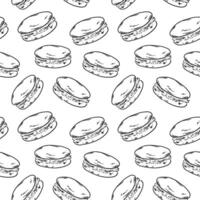Line beige macaroons pattern seamless, fextile, fabric, wrapping paper, wallpaper, cafe vector