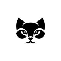 Cat silhouette Isolated On White Background vector