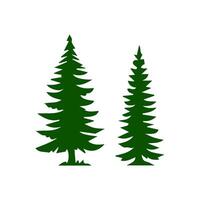 silhouette tree line drawing, graphics tree elements outline symbol for architecture and landscape design drawing. vector