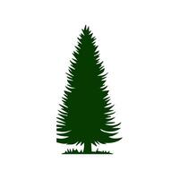 silhouette tree line drawing, graphics tree elements outline symbol for architecture and landscape design drawing. vector