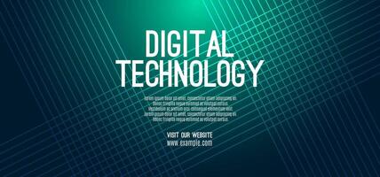 Digital technology speed connect blue green background, cyber nano information, abstract communication, innovation future tech data, internet network connection, Ai big data, line dot illustration vector