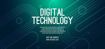 Digital technology speed connect blue green background, cyber nano information, abstract communication, innovation future tech data, internet network connection, Ai big data, line dot illustration vector