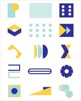 Flat Geometric Abstract Element Bundle vector