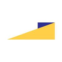Flat Geometric Abstract Element vector