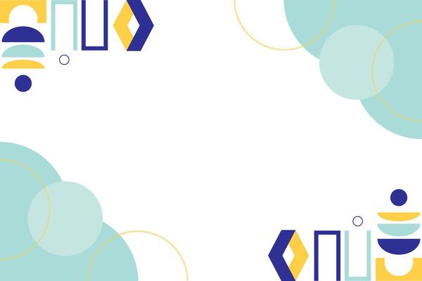 Flat Geometric Abstract Element Background Template