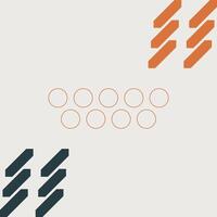 Abstract Geometric Shape Element Background Template vector