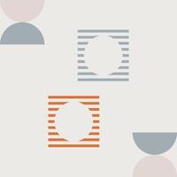 Abstract Geometric Shape Element Background Template vector