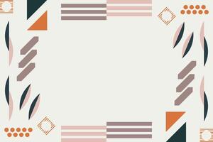 Abstract Geometric Shape Element Background Template vector