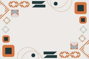 Abstract Geometric Shape Element Background Template vector