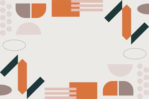 Abstract Geometric Shape Element Background Template vector