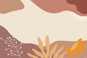 Hand Drawn Soft Earth Tones Background vector