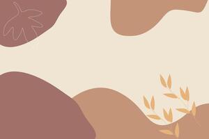 Hand Drawn Soft Earth Tones Background vector