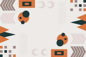 Abstract Geometric Shape Element Background Template vector
