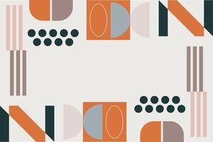 Abstract Geometric Shape Element Background Template vector