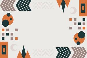 Abstract Geometric Shape Element Background Template vector