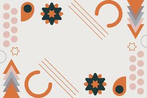 Abstract Geometric Shape Element Background Template vector