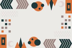 Abstract Geometric Shape Element Background Template vector