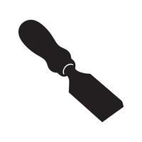 Cold Chisel illustration in black and white vector