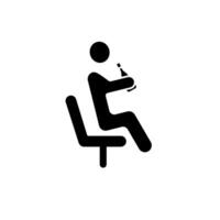 drinking concept line icon. Simple element illustration. drinking concept outline symbol design. vector