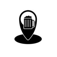 pub concept line icon. Simple element illustration. pub concept outline symbol design. vector