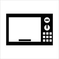 Microwave oven isolated on white background vector