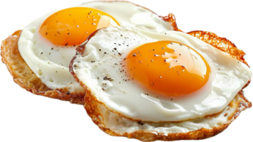 Perfectly Cooked Sunny Side Up Eggs. png