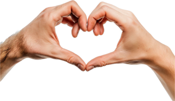 Hands Forming Heart Shape Gesture. png