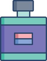 After shave linear color illustration vector