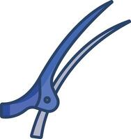 Clip linear color illustration vector