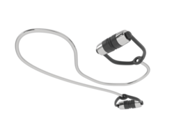 Elastic rope isolated on background. 3d rendering - illustration png