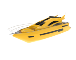 Super yacht isolated on background. 3d rendering - illustration png