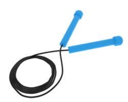 Jump rope isolated on background. 3d rendering - illustration png