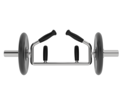 Dumbbell isolated on background. 3d rendering - illustration png