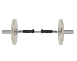 Dumbbell isolated on background. 3d rendering - illustration png