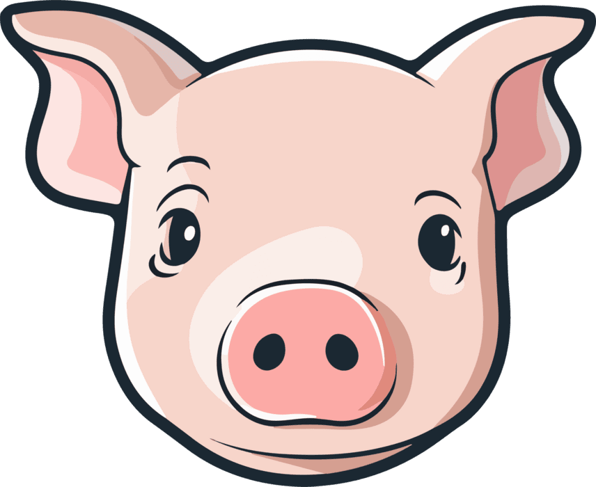 Pig ☆ ORB‚Ñ¢ Funkee Animalz JUMBO Pig in Pink - Squishy Sensory