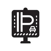 Parking icon. Car Parking Icon. Parking and traffic signs isolated on white background. Map parking pointer. illustration. vector
