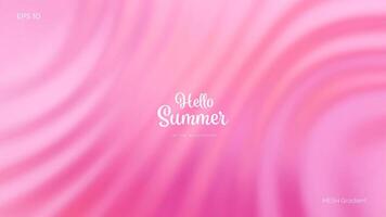 Summer gradient background. Bright colorful warm summer colors. Gradient background in red and pink colors with soft transitions. Great for covers, branding, poster, banner. illustration. vector