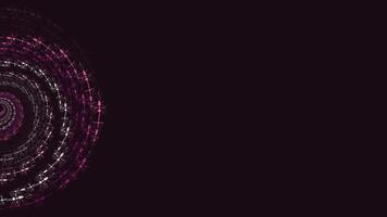 Abstract spiral dotted spinning galaxy background. vector