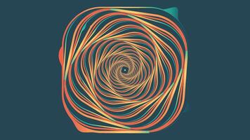 Abstract spiral dotted spinning galaxy background. vector