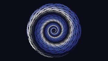 Abstract spiral dotted spinning galaxy background. vector